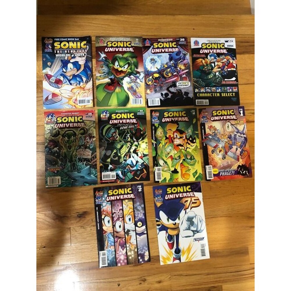 Sonic the Hedgehog Sonic Universe#FCBD#33#38#40#46#60#70-72#75 Archie Lot